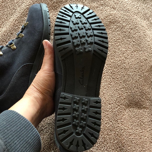 Clark’s ladies 11w navy hiking work boot - Picture 5 of 6